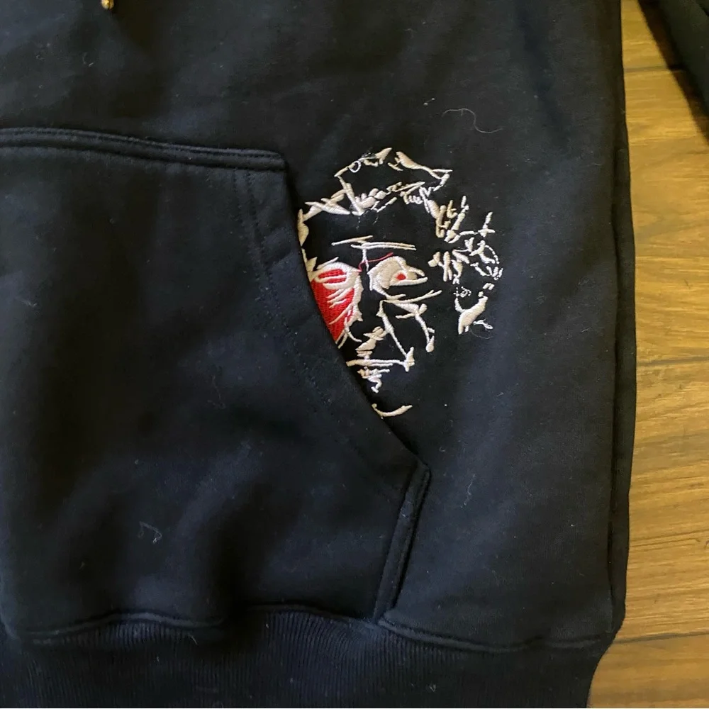 Kidsuper Studios Embroidered-design hoodie Black Sz Small Men’s - Picture 8 of 11